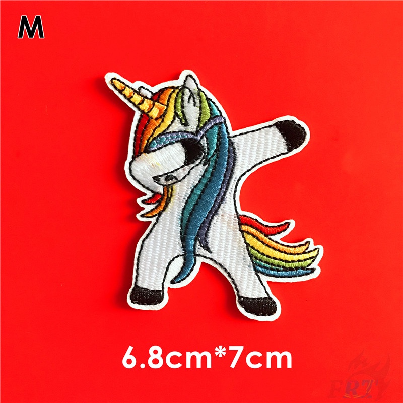 ☸ Sticker Ủi Thêu Hoạt Hình Dễ Thương ☸ 1 Cái Tự May Thêu Trên Sắt Trên Huy Hiệu Miếng Vá