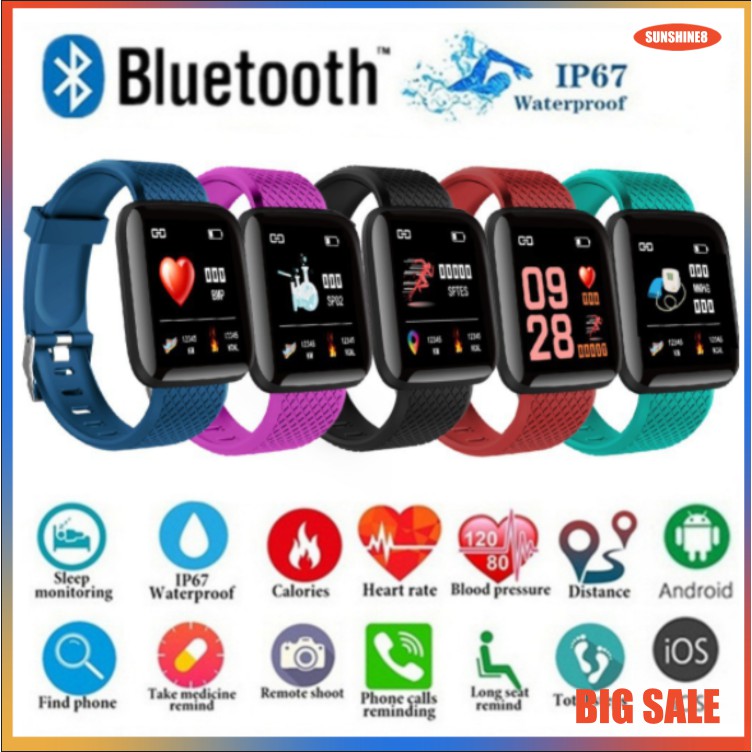 Đồng Hồ Thông Minh  Thay Được Dây kết nối bluetooth 44mm Đo nhịp tim Chống nước IP67