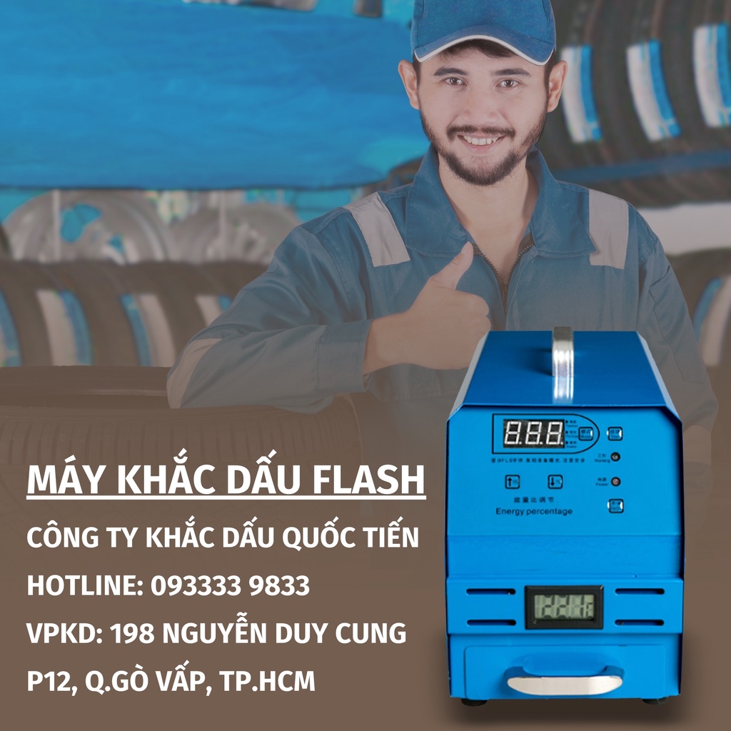 Máy khắc dấu flash công nghệ từ Nhật Bản - Dễ làm nhanh gọn sạch đóng siêu nét