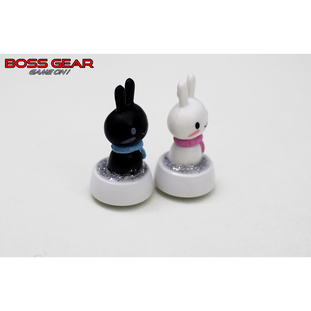 Keycap lẻ thỏ con đeo khăn cực cute ( keycap resin độc lạ )( Keycap Artisan )