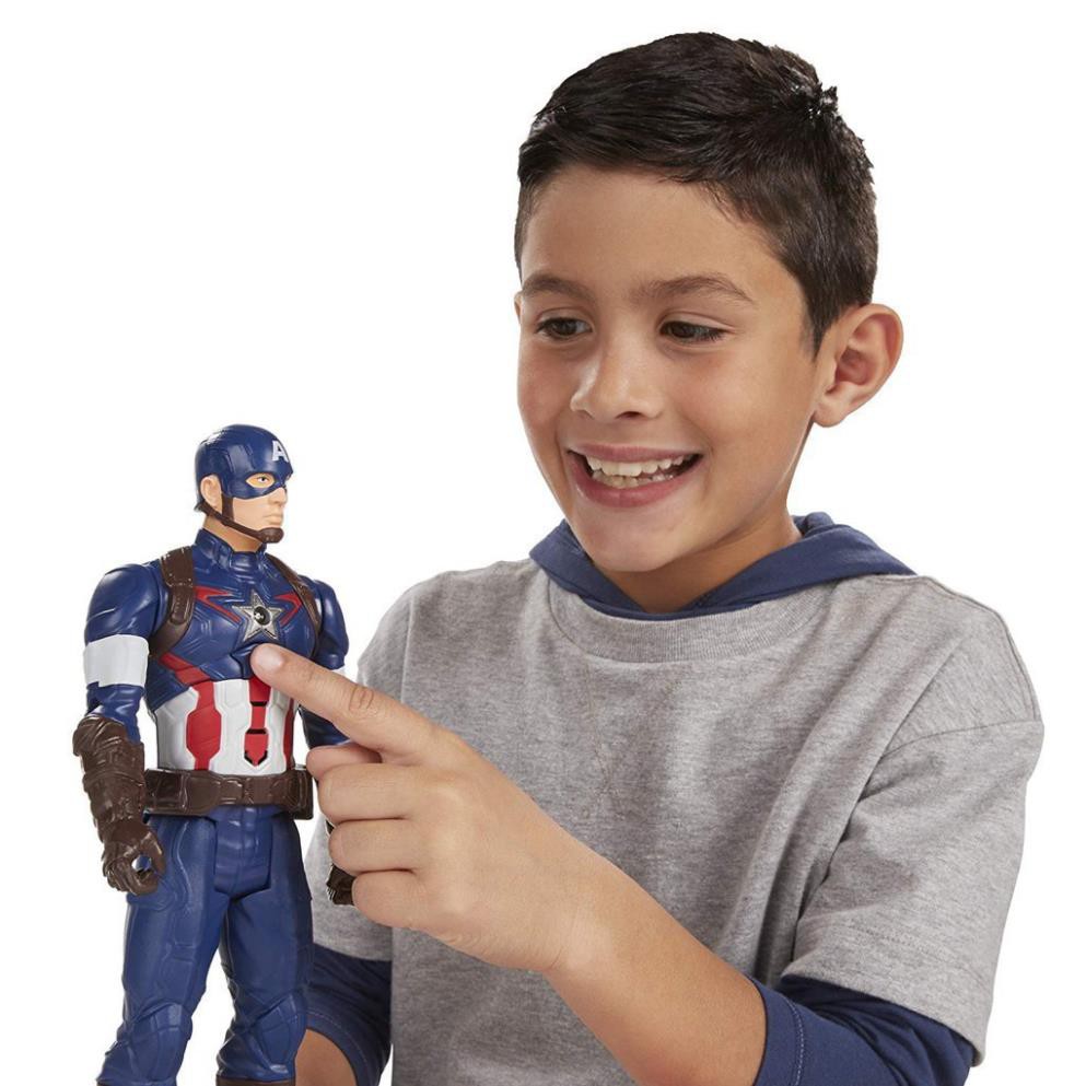 Đồ chơi mô hình siêu anh hùng Marvel Đội Trưởng Mỹ Captain America cao 30cm