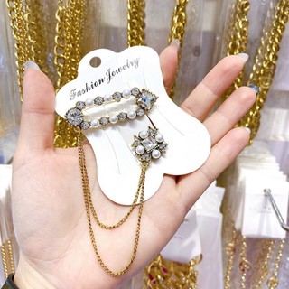 Tag cài áo mặt đá sang chảnh