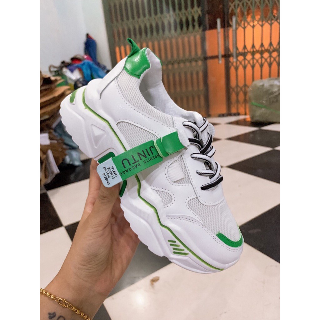 [Mã FAMAYWA2 giảm 10k đơn từ 50k] Giầy thể thao nữ hót hit 2019 kèm hai dây phối màu siêu chất M9711 mã CT145 | BigBuy360 - bigbuy360.vn