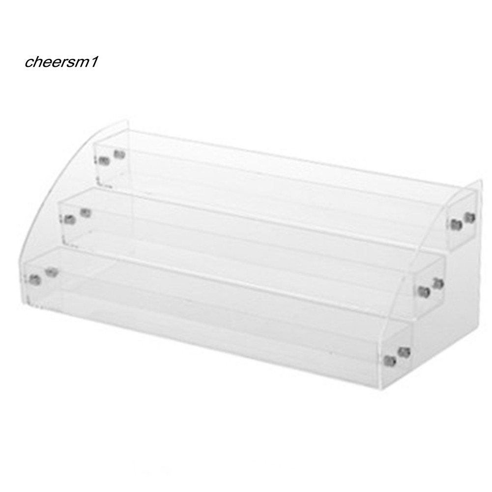 Giá để trưng bày chai sơn móng tay nhiều tầng bằng acrylic trong suốt