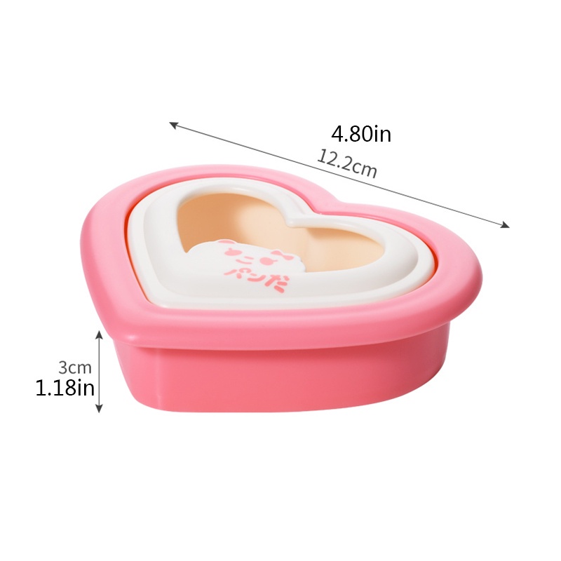 Khuôn Cắt Bánh Mì Sandwich Hình Trái Tim