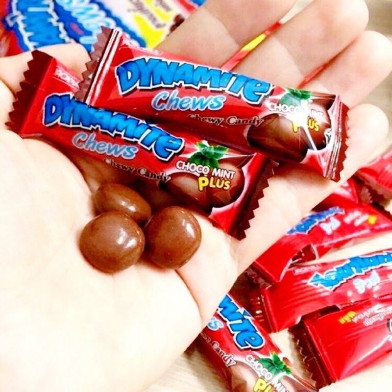 KẸO 3 VIÊN DYNMITE KẸO SOCOLA HƯƠNG BẠC HÀ 125g