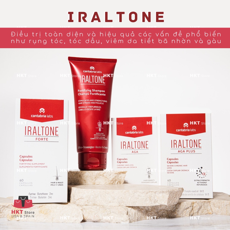 Viên uống bổ sung Iraltone ngăn rụng tóc và kích thích mọc tóc mới