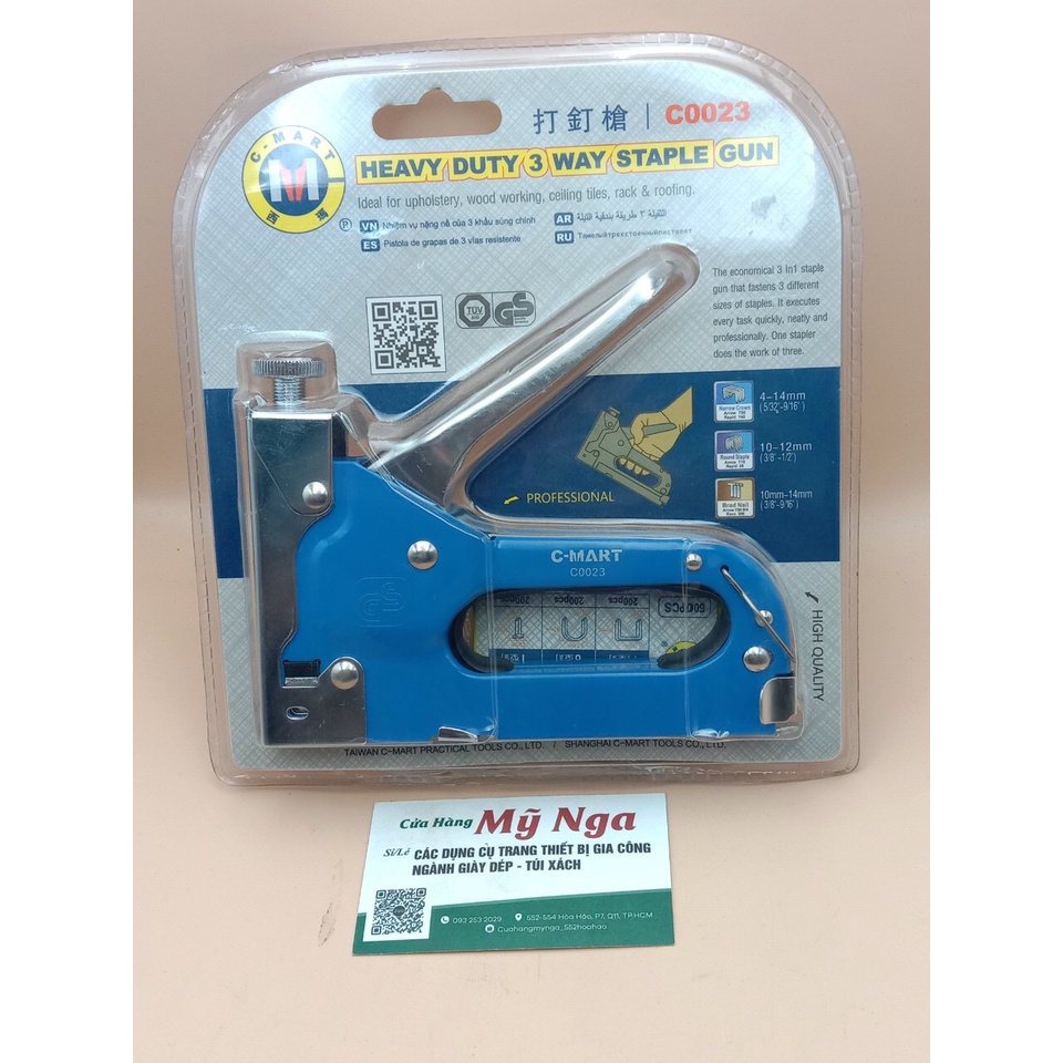 Súng bắn ghim hãng C-mart - chuyên bắn gỗ bắn yên xe