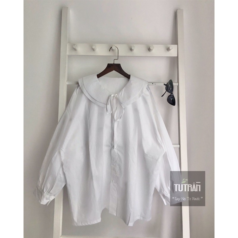 Áo Somi cổ bèo dáng doll công chúa ( ảnh Thật)
