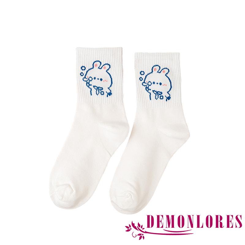 Đôi tất chân giữ ấm in hình thỏ dễ thương cho nữ