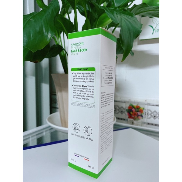 SỮA RỬA MẶT & TẮM TOÀN THÂN FLAVONCARE CENTELLA FACE AND BODY WASH 240ML