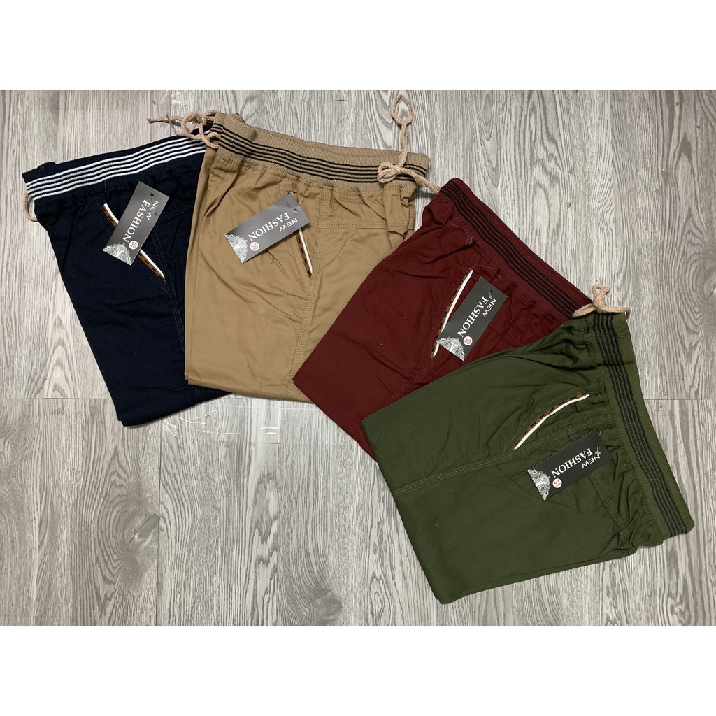 Quần Ngố Thô, Quần Short Nam, Cạp Thun Nam Giá Hạt Rẻ ( có ảnh thật)