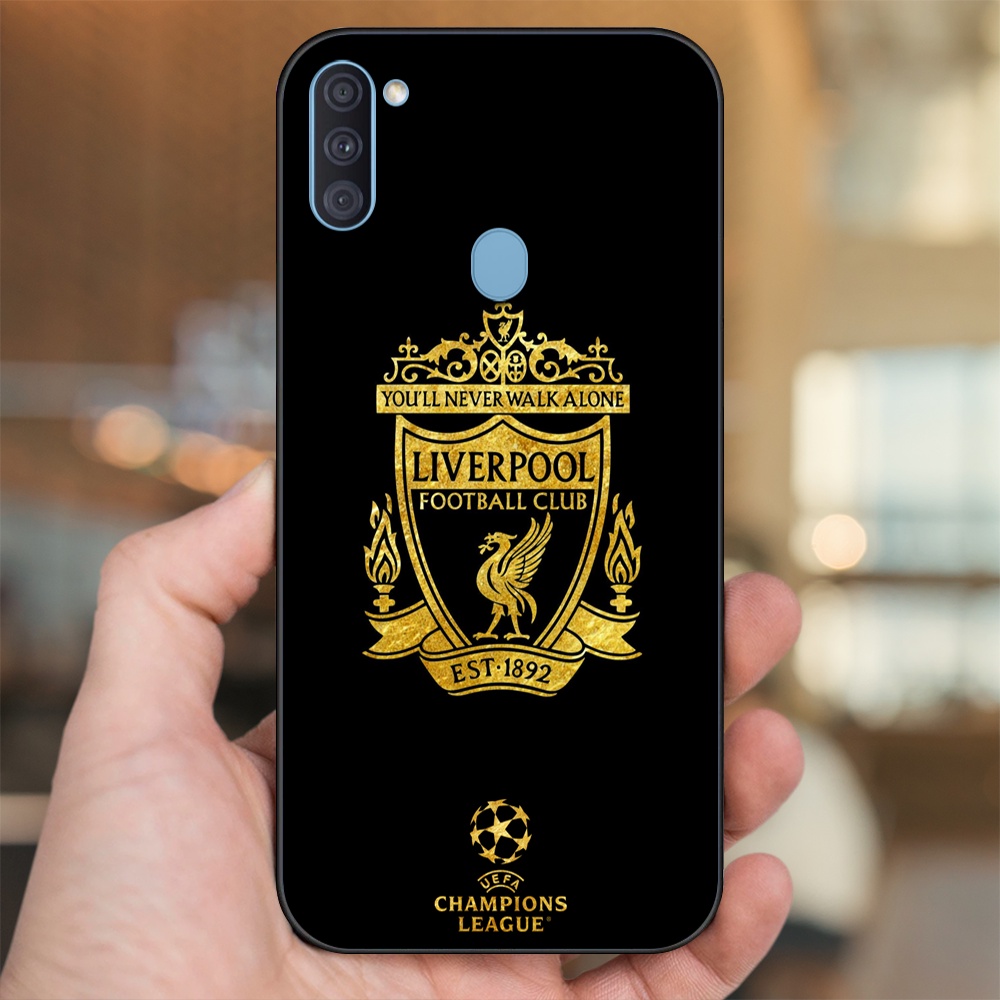 Ốp lưng Samsung A11, M11 viền đen in hình Liverpool FC