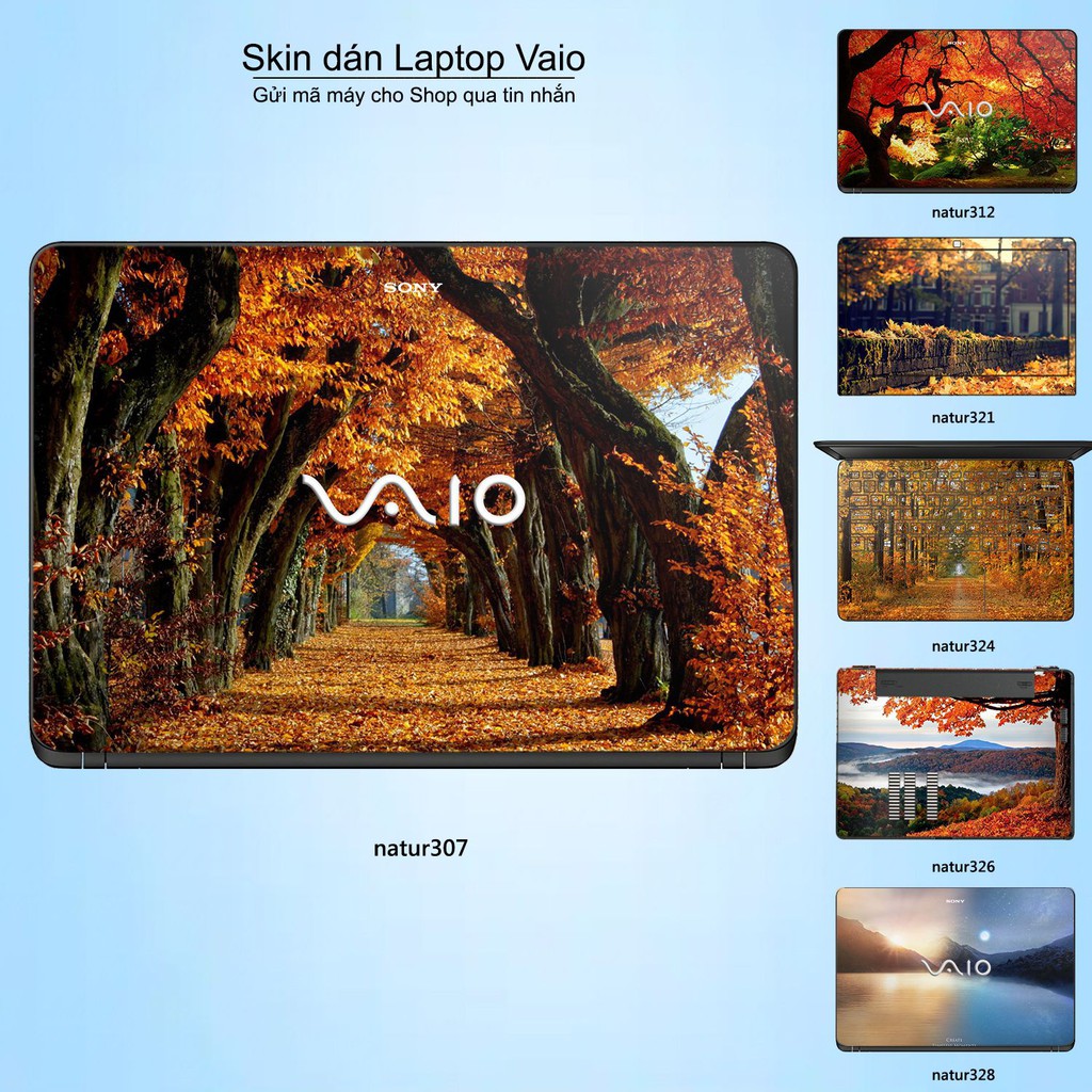 Skin dán Laptop Sony Vaio in hình thiên nhiên _nhiều mẫu 12 (inbox mã máy cho Shop)