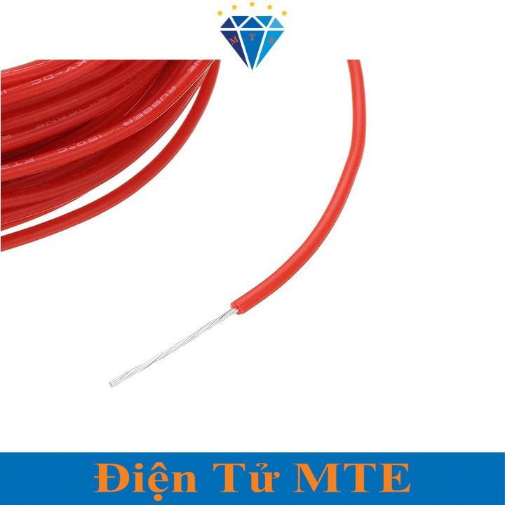 Dây điện lõi đồng mạ thiếc 20AWG - 22AWG - 24AWG - 26AWG - 28AWG - 30AWG - 1 cuộn 5m