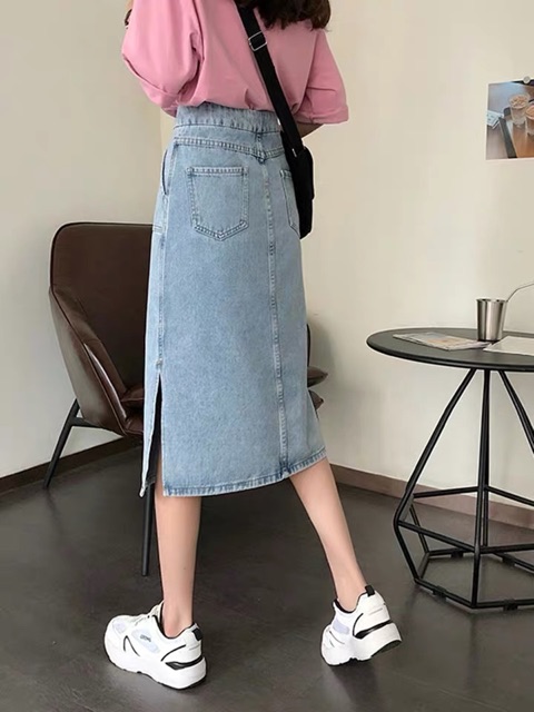 [ ORDER ] Chân váy jean xẻ | BigBuy360 - bigbuy360.vn