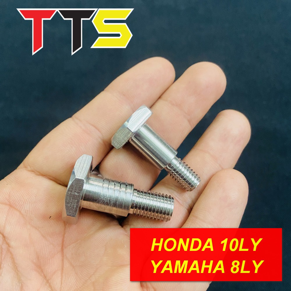 ỐC CHỐNG NGHIÊNG INOX SALAYA 8LY - 10LY SỬ DỤNG CHO CÁC DÒNG XE YAMAHA, HONDA