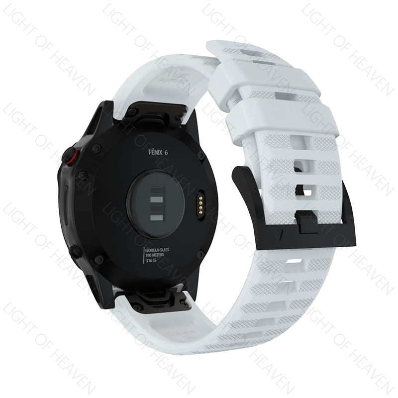 Dây đeo đồng hồ bằng silicon cho Garmin Fenix 6 6X 5 5X Plus Forerunner 945 935