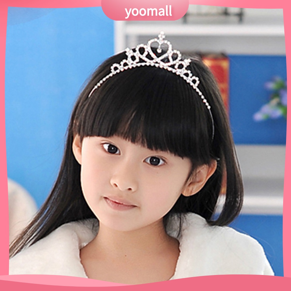 Vương Miện Cài Tóc Phong Cách Công Chúa Cho Bé Gái