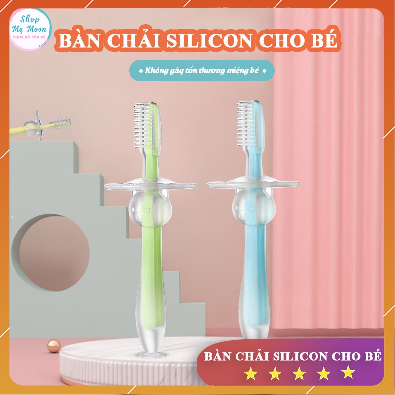 Bàn Chải Cho Bé Tập Đánh Răng Silicon