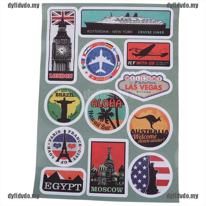 Hình Dán Retro Cho Laptop Macbook Mac Sticker Decal My