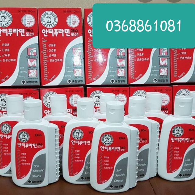 Com bo 20 chai dầu nóng Hàn Quốc