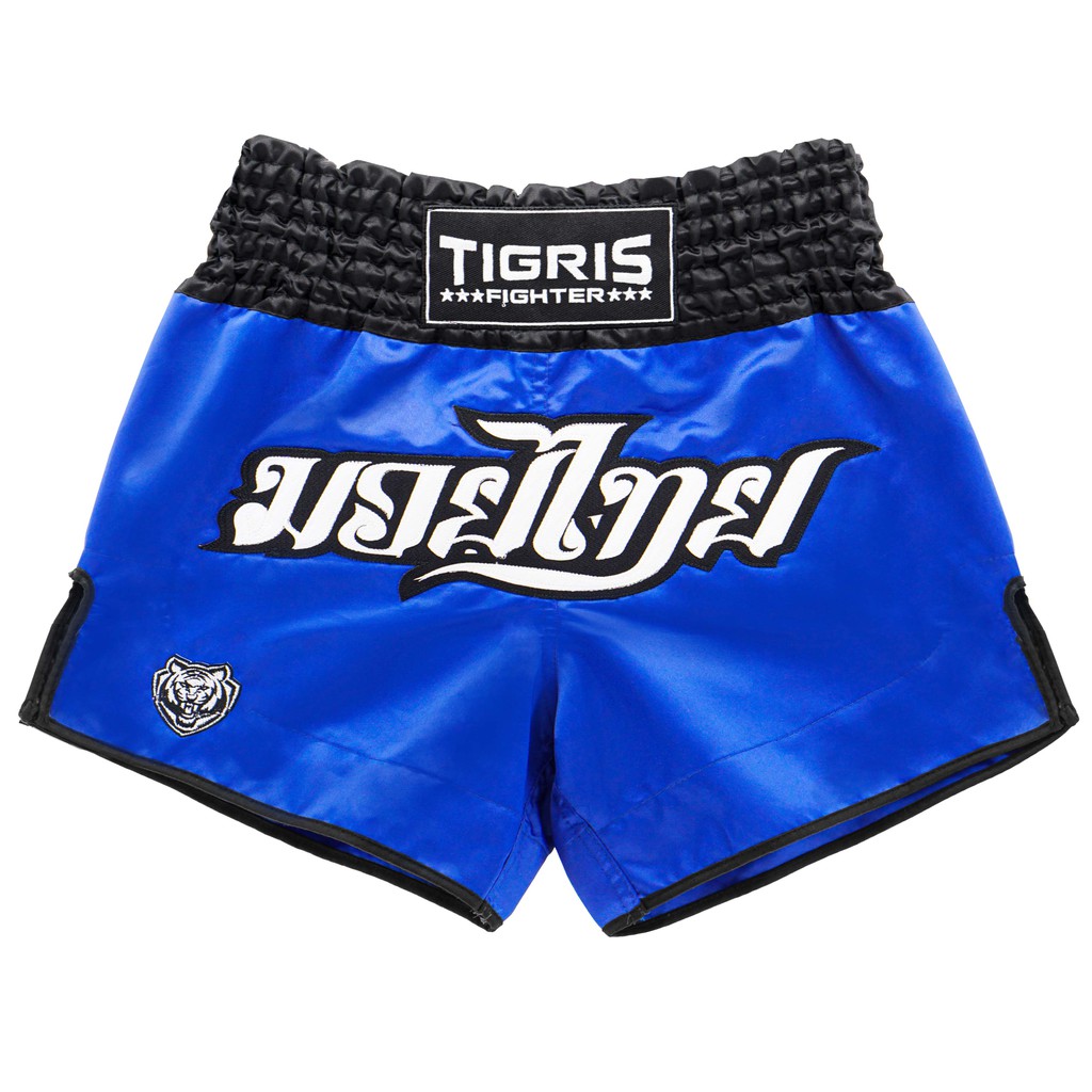Quần Muay Thai Tigris Retro - Blue
