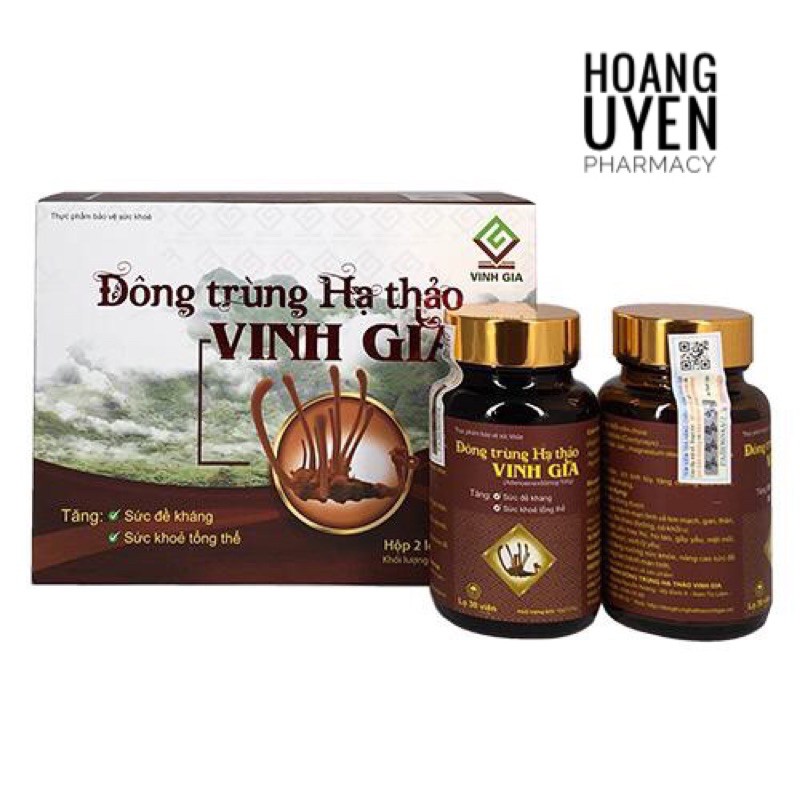 Đông trùng hạ thảo Vinh Gia - tăng đề kháng, bồi bổ cơ thể