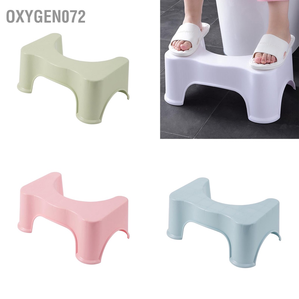 Oxygen072 Ghế kê chân toilet bồn cầu - Bệ vệ sinh Bệ bước Ergonomic 35 ° Đa năng Ngăn ngừa Trượt