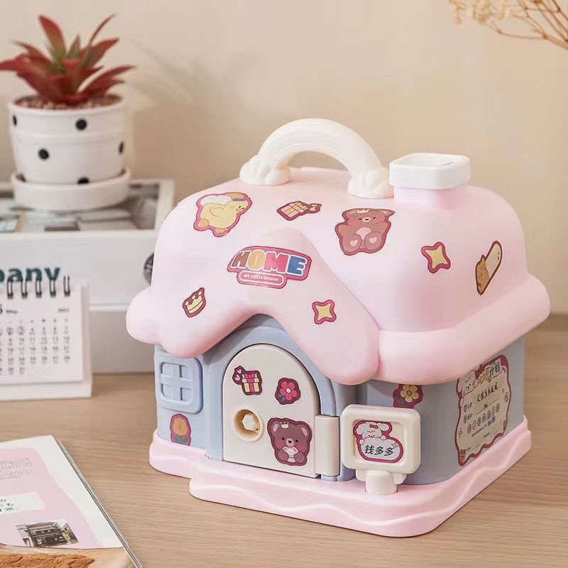 🌸Hộp đựng tiết kiệm tiền hình lâu đài cổ tích🌸