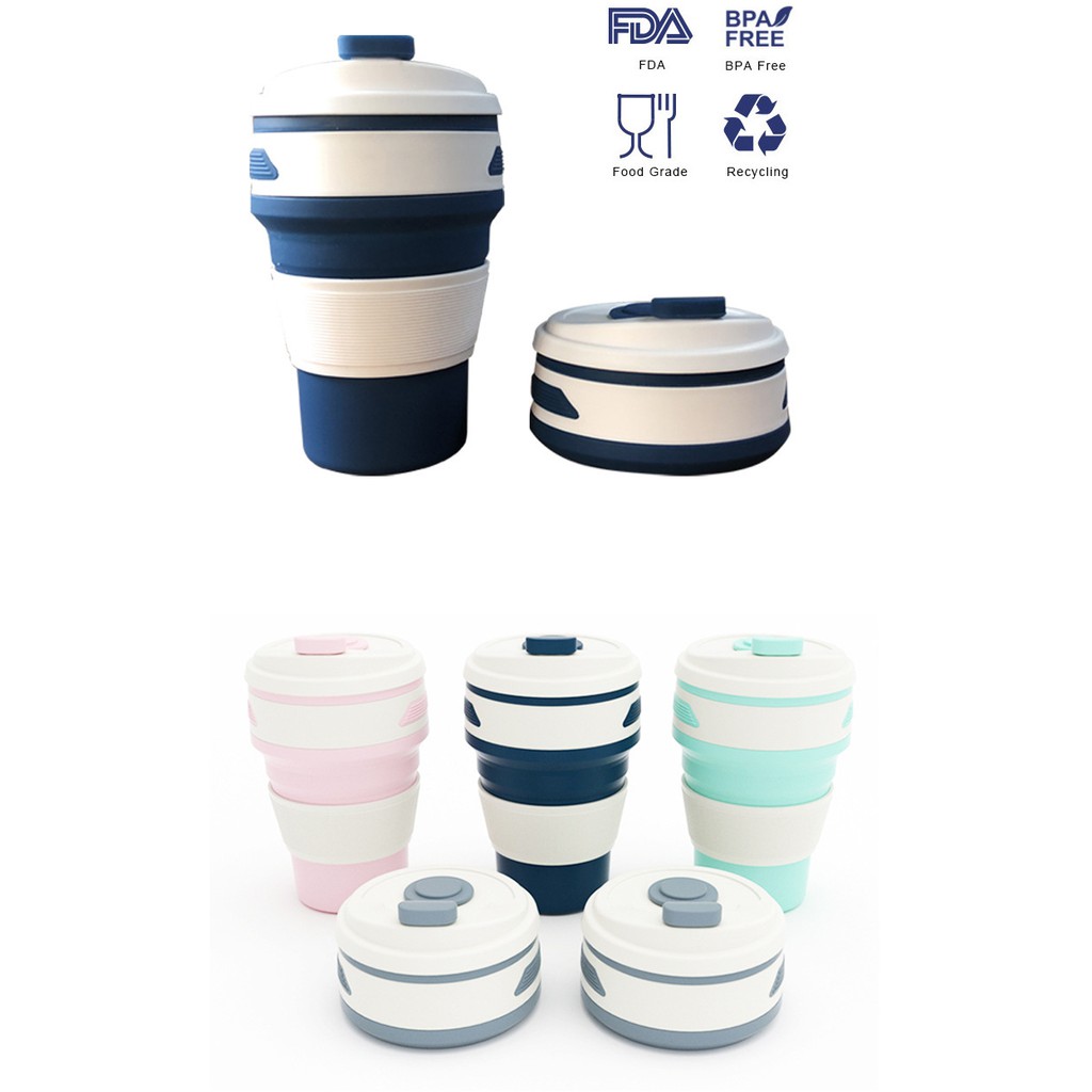 [FREESHIP] Ly đựng nước silicon gấp gọn siêu tiện lợi | BigBuy360 - bigbuy360.vn