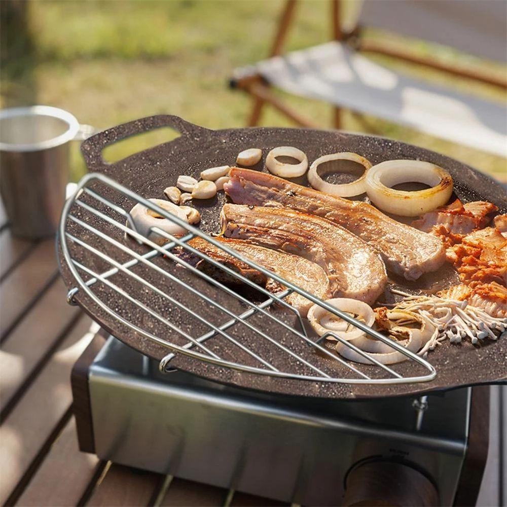 Vỉ Nướng BBQ Bằng Thép Không Gỉ Tiện Dụng