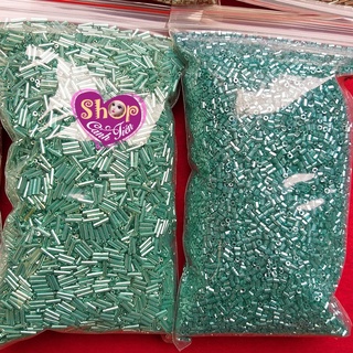 Hạt cườm Gãy tráng Bạc lấp lánh