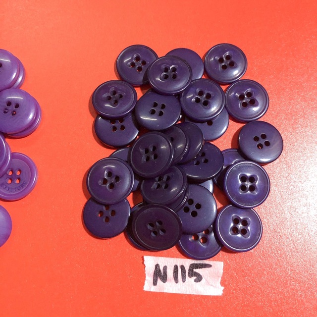 Combo nút áo màu N113-N116