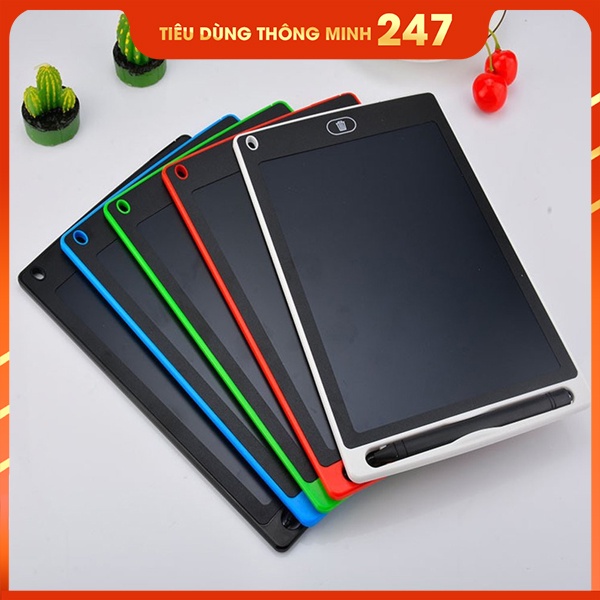 Bảng Viết Vẽ Điện Tử Tự Xóa Thông Minh Màn LCD 8.5 inch Cho Bé XÓA MỌI CHI TIẾT CHỈ SAU 1 NÚT BẤM