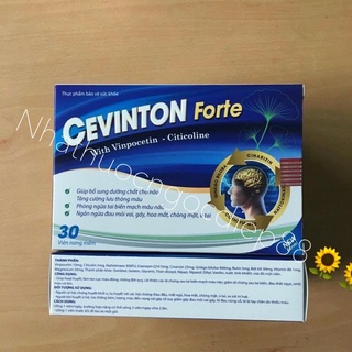 Viên uống bổ não Cevinton forte Bổ sung dưỡng chất, tăng cường lưu thông máu não