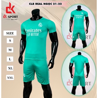 Bộ bóng đá Real Madrid sân khách 2020 2021 (màu hồng)