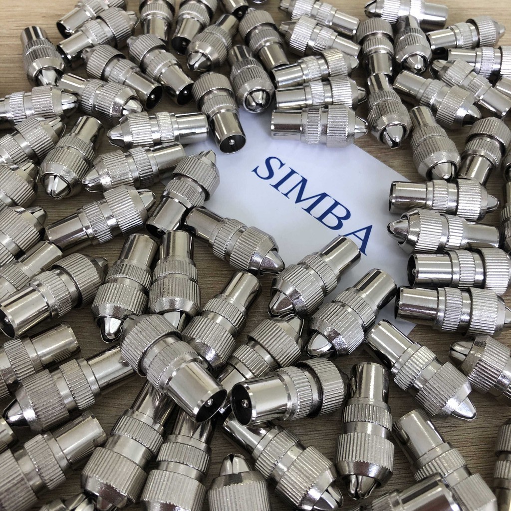 1 Đầu nối GIẮC RẮC CẮM  TV đực thẳng dạng bông sen, SFZ142 | BigBuy360 - bigbuy360.vn