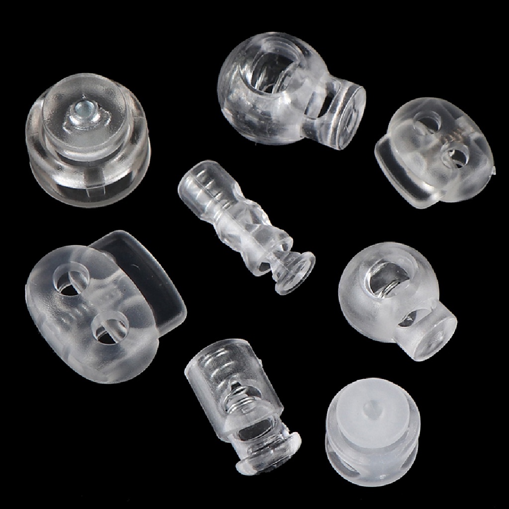 Set 10 Nút Chặn Dây Giày DIY Bằng Nhựa Tiện Dụng