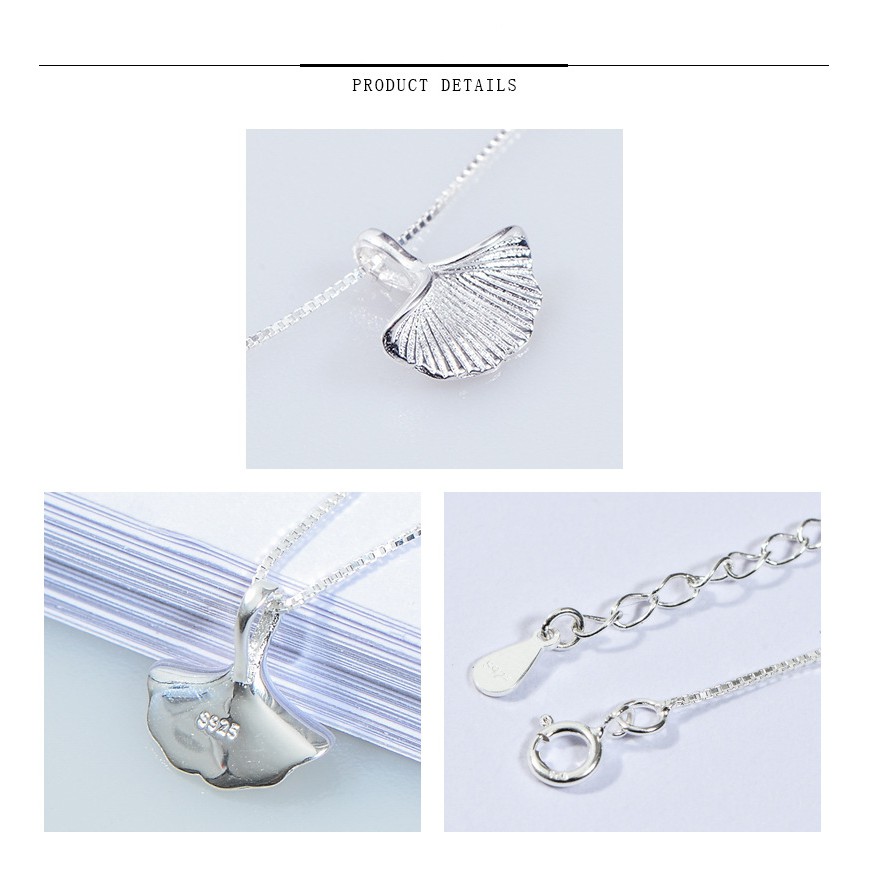 Dây Chuyền Nữ Bạc S925 Vỏ Sò VCVAA008. Vòng Cổ Nữ Bạc 20Silver