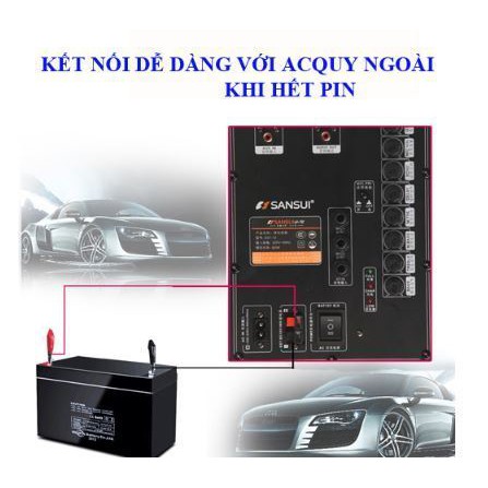 Loa Kéo Di Động SANSUI SG5-15 tặng kèm 2 míc