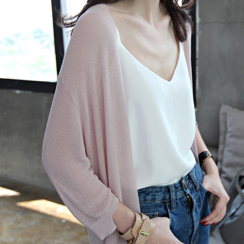 Áo kiểu IELGY hai dây chiffon cổ chữ V thời trang đơn giản dành cho nữ