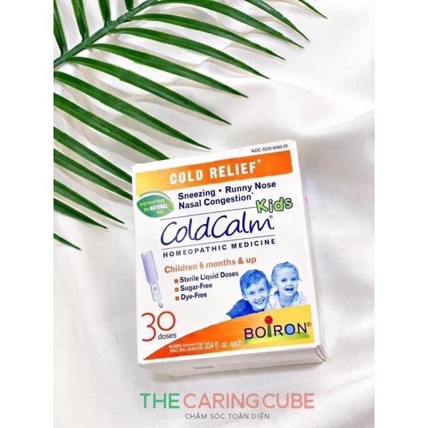 Muối đồng căn Cold.calm USA 30 tép cho bé từ 6 tháng
