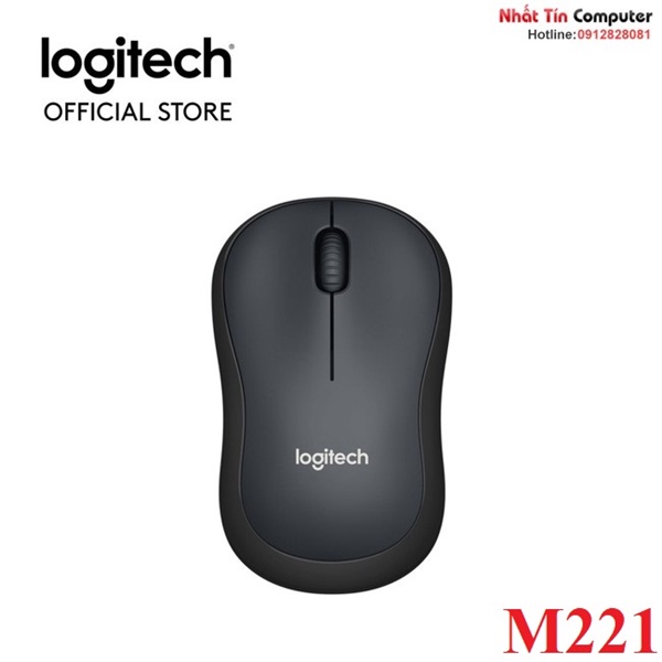 Chuột Quang Không Dây Logitech M221 - Chuột Không Dây Yên Tĩnh - Hàng Chính Hãng Logitech