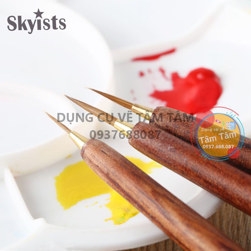[ TÂM TÂM ]-Cọ đi nét, Cọ line, Cọ chỉ Series 120 JAPAN-
