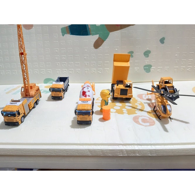 Bộ 6 xe ô tô mini bằng sắt siêu bền