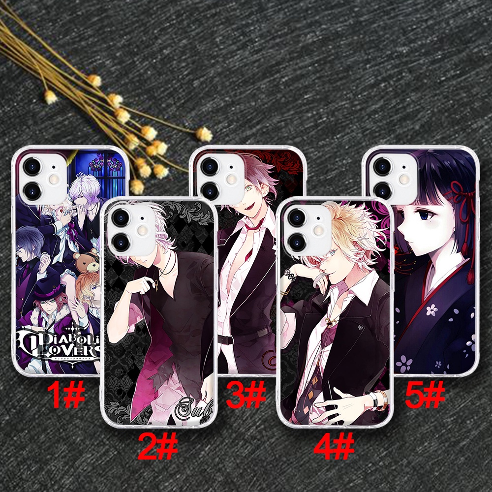 Ốp điện thoại mềm hoạt hình Anime Diabolik Lovers Japan 78TR cho iPhone 5 5S SE 2020 6 6S 7 8 Plus X