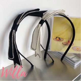 Băng đô cài tóc đính đá thanh lịch Willa