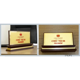 Biển Chức Danh Tam Cấp