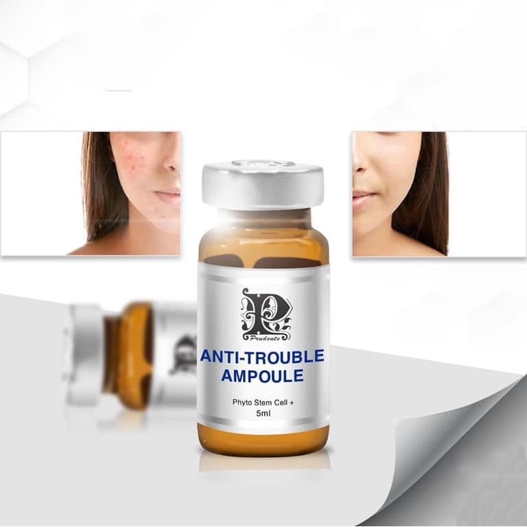 Tinh Chất Giảm Mụn Anti Trouble Ampoule Nuwhite Mibiti Prudente Professional